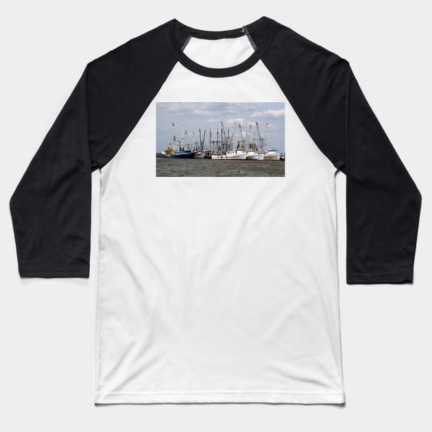 Fishing Vessels - Chincoteague, VA Baseball T-Shirt by searchlight